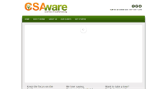 Desktop Screenshot of csaware.com