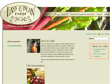 Tablet Screenshot of easybeanfarm.csaware.com