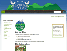 Tablet Screenshot of lagunafarm.csaware.com